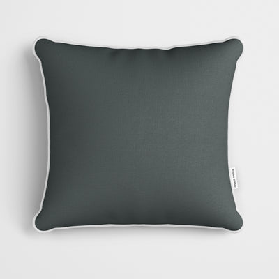 Plain Graphite Grey Cushion - Handmade Homeware, Made in Britain - Windsor and White