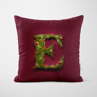 Christmas Garland Letter (S) Cushion