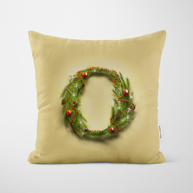 Christmas Garland Letter (&) Cushion