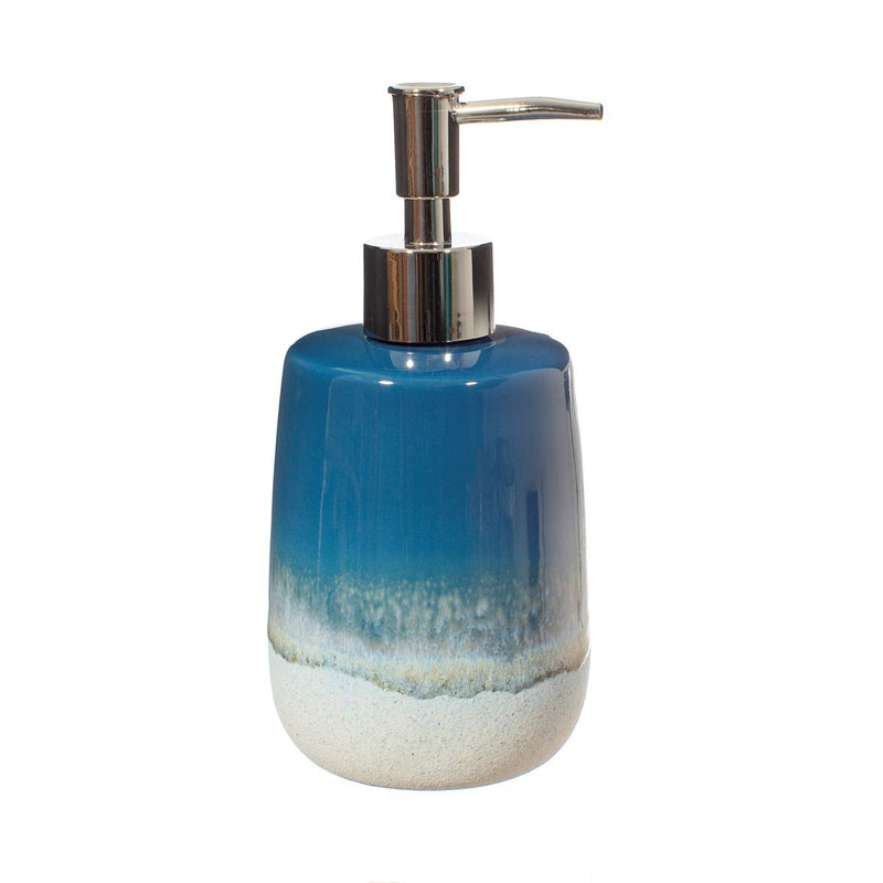 Ombre Ocean Blue Glaze Soap Dispenser
