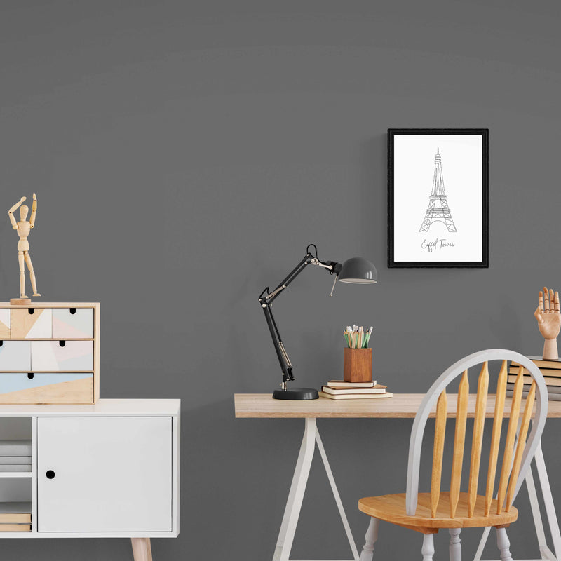 Landmarks Eiffel Tower White Wall Art