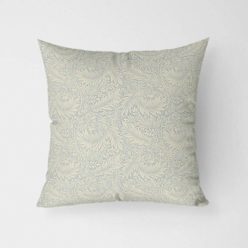 William Morris Larkspur Cream & Grey Water Resistant Garden Outdoor Cushion