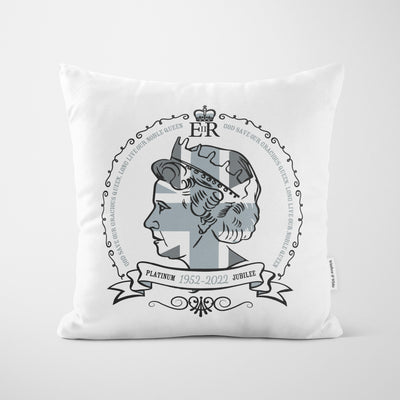 Platinum Jubilee Crest Cushion