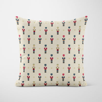 Nutcracker Ditsy Gold Christmas Cushion