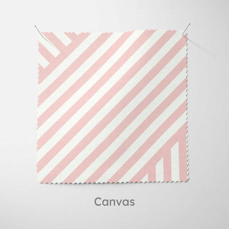 Pink Layered Stripes Cushion - Handmade Homeware, Made in Britain - Windsor and White