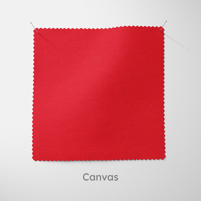 Plain Poppy Red Cushion - Handmade Homeware, Made in Britain - Windsor and White