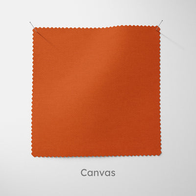 Plain Autumn Orange Cushion - Handmade Homeware, Made in Britain - Windsor and White