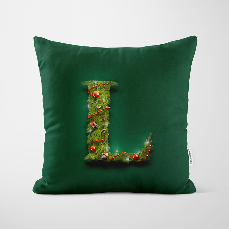 Christmas Garland Letter (&) Cushion