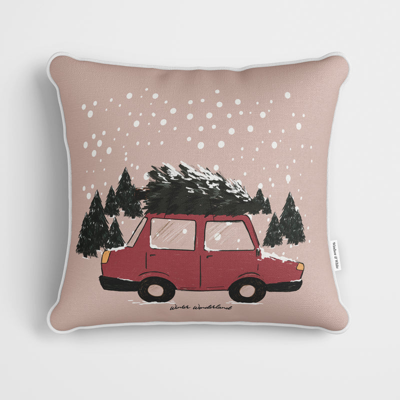 Winter Wonderland Light Brown Cushion