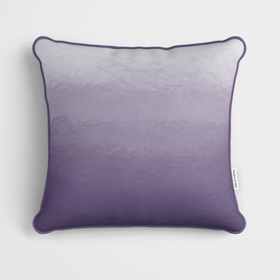 Purple Ombre Watercolour Cushion - Handmade Homeware, Made in Britain - Windsor and White