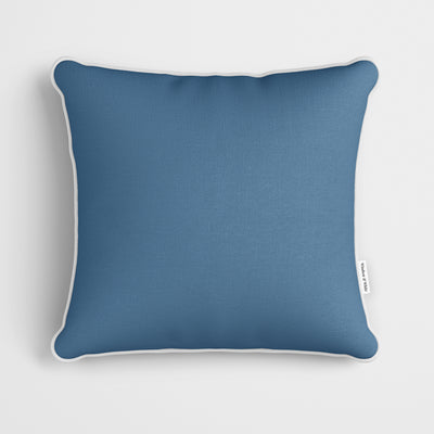 Plain Air Force Blue Cushion - Handmade Homeware, Made in Britain - Windsor and White