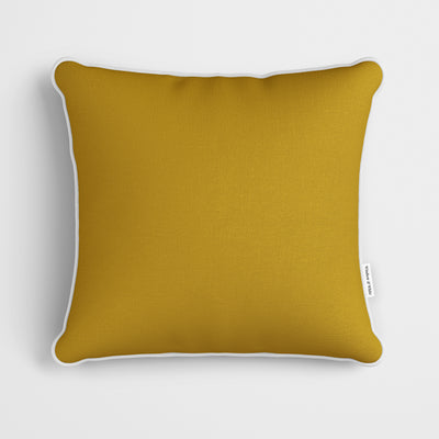 Plain Vintage Gold Cushion - Handmade Homeware, Made in Britain - Windsor and White