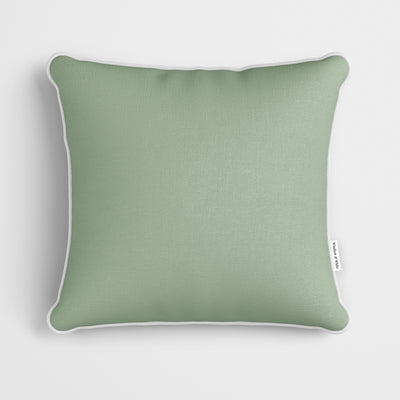 Plain Sage Green Cushion - Handmade Homeware, Made in Britain - Windsor and White