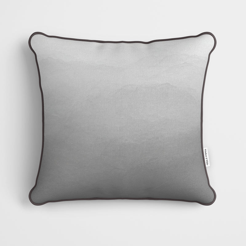 Grey Ombre Watercolour Cushion - Handmade Homeware, Made in Britain - Windsor and White