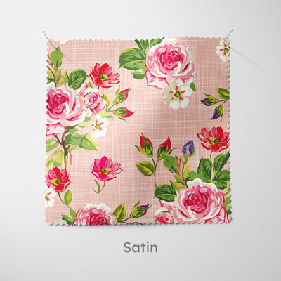 Pink Floral Chintz Cushion - Handmade Homeware, Made in Britain - Windsor and White