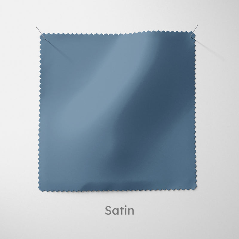 Plain Oceanic Blue Cushion - Handmade Homeware, Made in Britain - Windsor and White