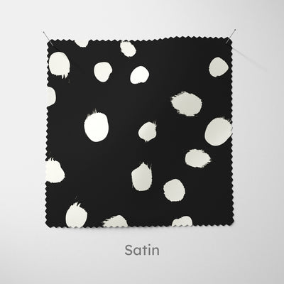 Scattered White Dots Fabric - Handmade Homeware, Made in Britain - Windsor and White