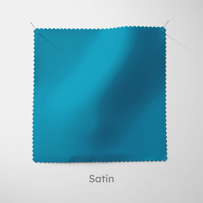 Plain Tropical Blue Cushion - Handmade Homeware, Made in Britain - Windsor and White