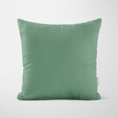 Plain Laurel Green Cushion - Handmade Homeware, Made in Britain - Windsor and White