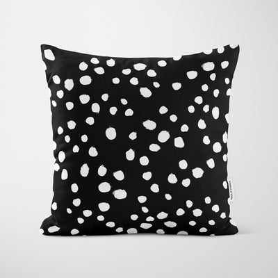 Scattered White Dots Cushion - Handmade Homeware, Made in Britain - Windsor and White