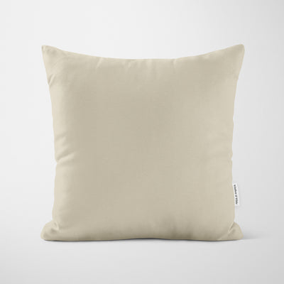 Plain Champagne Cushion - Handmade Homeware, Made in Britain - Windsor and White