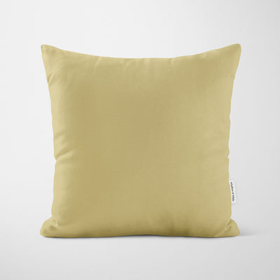 Plain Pure Gold Cushion - Handmade Homeware, Made in Britain - Windsor and White