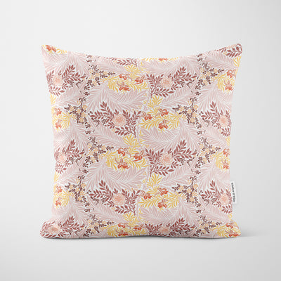 William Morris Larkspur Pink Multi Cushion - Handmade Homeware, Made in Britain - Windsor and White