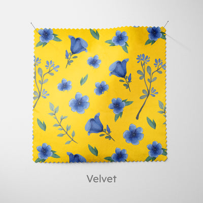 Yellow Ditsy Floral Cushion