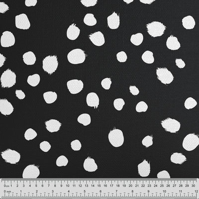 Scattered White Dots Fabric - Handmade Homeware, Made in Britain - Windsor and White