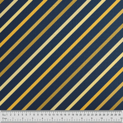 Yellow Ombre Stripe Fabric - Handmade Homeware, Made in Britain - Windsor and White