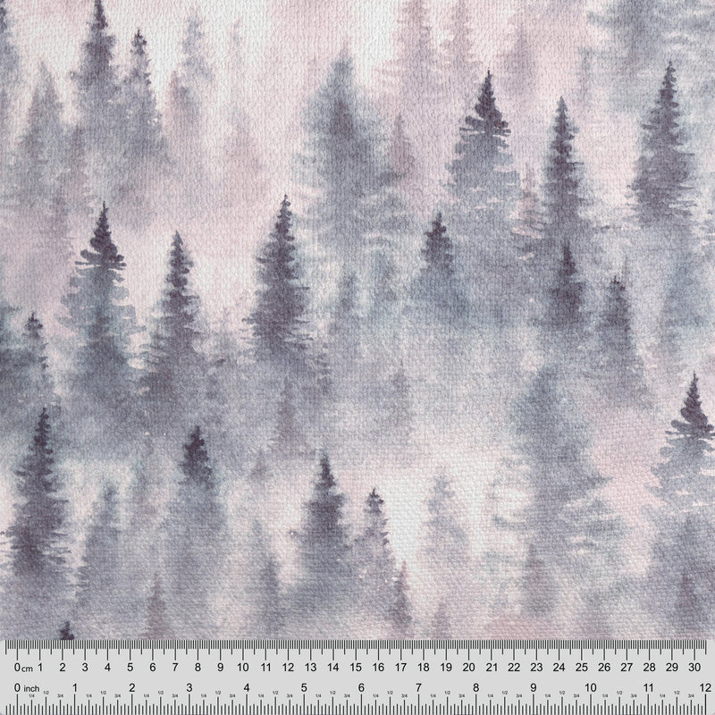 Woodland Mist Fabric - Handmade Homeware, Made in Britain - Windsor and White