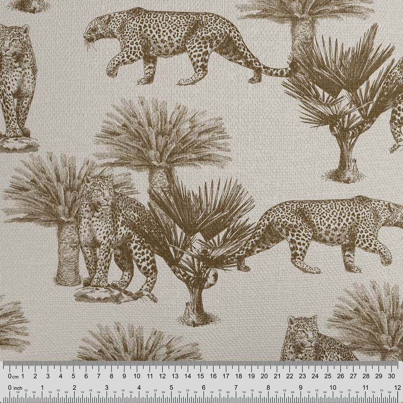 Leopard Pattern Fabric - Handmade Homeware, Made in Britain - Windsor and White